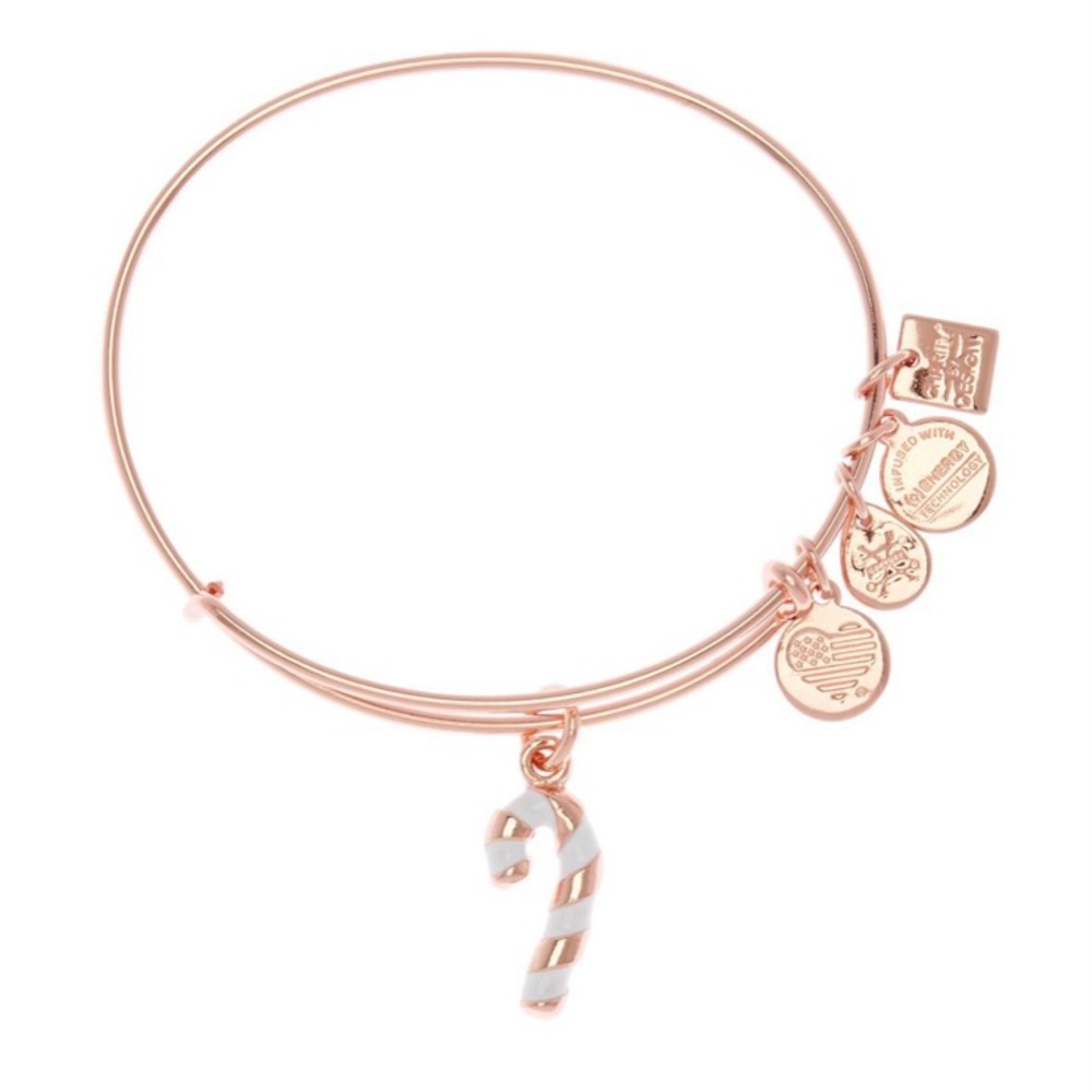 Alex and Ani Candy Cane Bracelet